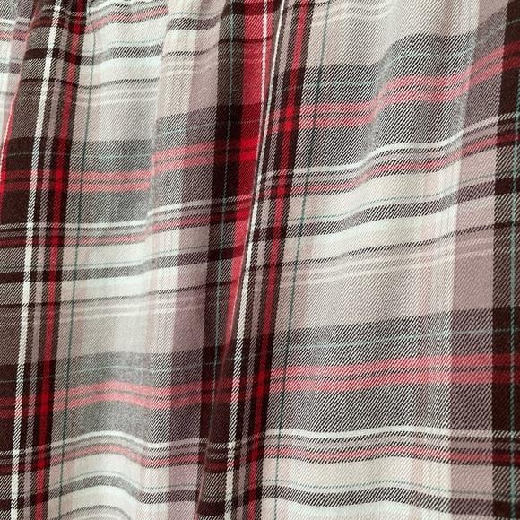 Victoria’s Secret Red Plaid Pajama Pants Pull On Drawstring Elastic Waist ~ Sz M - Picture 9 of 13